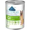 BLUE Natural Veterinary Diet GI Gastrointestinal Support Canned Dog Food 12.5 oz - Case of 12
