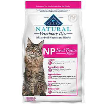 BLUE Natural Veterinary Diet NP Novel Protein-Alligator Grain-Free Dry Cat Food 7 lbs product detail number 1.0