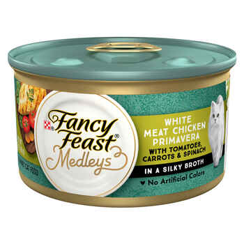 Fancy Feast Medleys White Meat Chicken Primavera Wet Cat Food 3 oz. Cans - Case of 24 product detail number 1.0