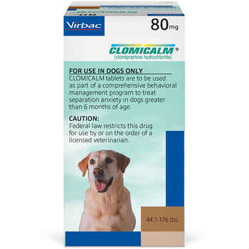 Clomicalm 80 mg Dogs 44.1-176 lbs 30 ct product detail number 1.0