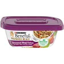 Purina Beneful Prepared Meals Simmered Beef Entree Wet Dog Food-product-tile