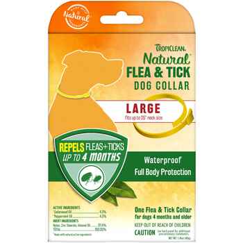 TropiClean Natural Flea & Tick Collar Large Dogs (up to 25" neck) product detail number 1.0