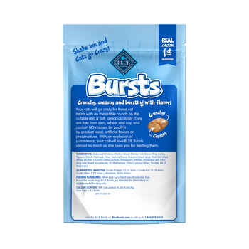 Blue Buffalo BLUE Bursts Paw-Lickin’ Chicken Crunchy & Creamy Cat Treats 2 oz Bag