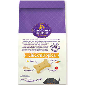 Old Mother Hubbard Classic Chick'N'Apples Natural Oven-Baked Biscuits Dog Treats Mini - 20 oz Bag