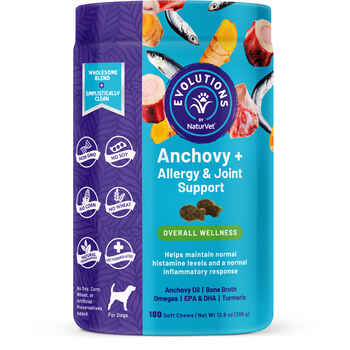 Evolutions Anchovy + Allergy Support Soft Chews 180ct product detail number 1.0