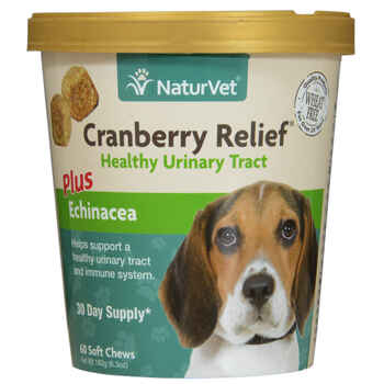 NaturVet Cranberry Relief Plus Echinacea Soft Chews 60 ct product detail number 1.0