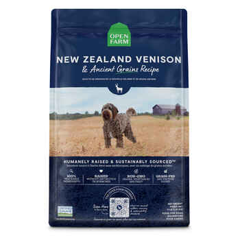 Open Farm New Zealand Venison & Ancient Grains Recipe Dry Dog Food 4 lb Bag product detail number 1.0