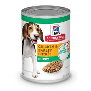 Hill's Science Diet Puppy Chicken & Barley Entrée Wet Dog Food - 13 oz Cans - Case of 12 product detail number 1.0