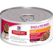 Hill's Science Diet Adult Small & Toy Breed Light with Liver Canned Dog Food