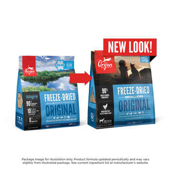 ORIJEN Original Freeze-Dried Dog Food Medallions 6 oz Bag