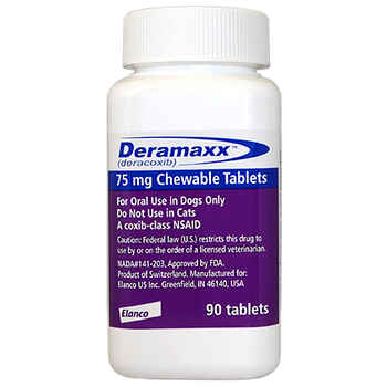 Deramaxx 75 mg Chewable Tablets 90 ct product detail number 1.0