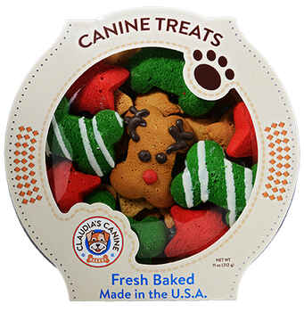Claudia's Canine Bakery Reindeer Wonderland Canine Treats 11 oz product detail number 1.0