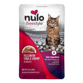 Nulo FreeStyle Tuna & Shrimp in Broth Cat Food Topper 2.8 oz Pack of 24 product detail number 1.0