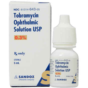 Tobramycin Ophthalmic Solution USP 0.3% 5 ml product detail number 1.0