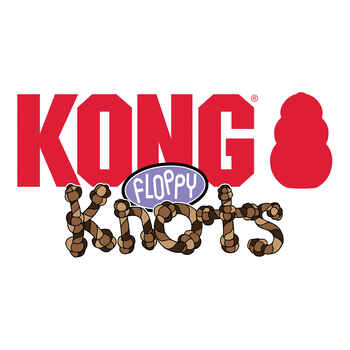 KONG Floppy Knots Fox Dog Toy -Small/Medium