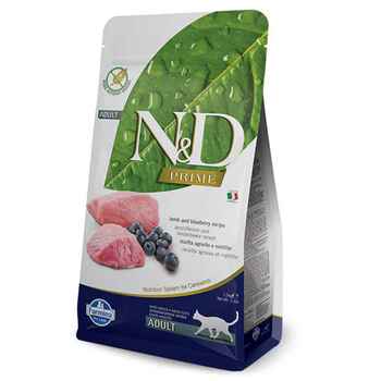 Farmina N&D Prime Adult Lamb & Blueberry Dry Cat Food 3.3 lb Bag product detail number 1.0