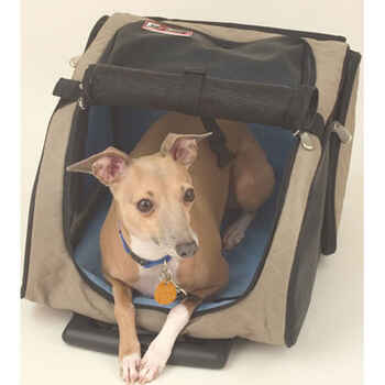 Snoozer® Roll Around Travel Pet Carrier Medium Khaki/Blue product detail number 1.0