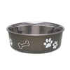 Loving Pets Bella Bowl Non-Slip Stainless Steel Pet Bowl