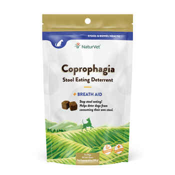 NaturVet Coprophagia Stool Eating Deterrent Plus Breath Aid Supplement for Dogs Soft Chews 90 ct product detail number 1.0