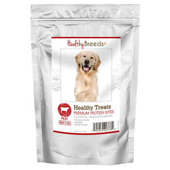 Healthy Breeds Golden Retriever Healthy Treats Premium Protein Bites Beef Dog Treats 10oz product detail number 1.0