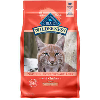 Blue Buffalo BLUE Wilderness Adult Indoor Hairball and Weight Control Chicken Recipe Dry Cat Food 5 lb Bag product detail number 1.0