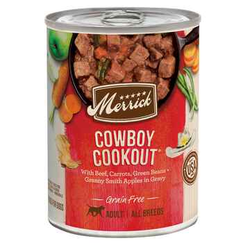 Merrick Grain Free Cowboy Cookout Canned Dog Food 12.7-oz, Case of 12 product detail number 1.0