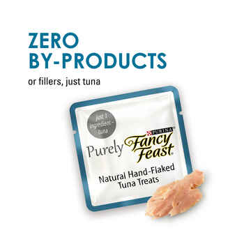 Fancy Feast Purely Natural Hand-Flaked Tuna Cat Treats 10 ct. Pouch