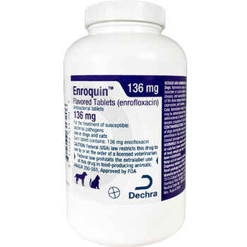Enrofloxacin 136 mg (sold per tablet) product detail number 1.0