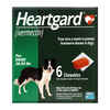 Dog Heartgard Chewables 6pk Green 26-50 lbs