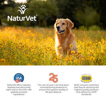 NaturVet Aller-911 Allergy Aid Plus Antioxidants Supplement for Dogs and Cats Soft Chews 70 ct