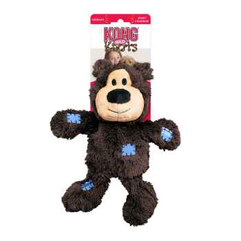 KONG Wild Knots, Bear with Durable Inner Rope for Shaking Small/Medium, Assorted product detail number 1.0