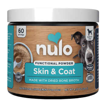 Nulo Functional Powder Skin & Coat Supplement for Dogs 4.2 oz Jar product detail number 1.0