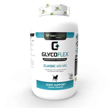 VetriScience GlycoFlex Classic 600 MG Joint Support Chewable Tablet Supplement for Dogs - 120 ct Bottle product detail number 1.0