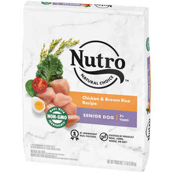 Nutro Natural Choice Senior Chicken & Brown Rice Recipe Dry Dog Food 13 lb Bag