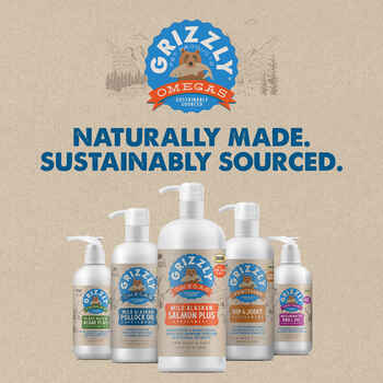 Grizzly Wild Pollock Oil Supplement 8 Oz Bottle
