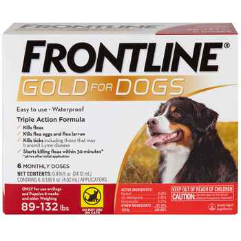 Frontline Gold 12 pk Dog X-large 89-132 lbs product detail number 1.0
