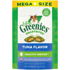 FELINE GREENIES SMARTBITES Healthy Indoor Natural Treats for Cats - Tuna Flavor-product-tile
