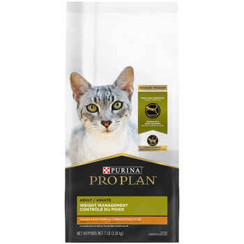 Purina Pro Plan Adult Weight Management Chicken & Rice Formula Dry Cat Food 7 lb Bag product detail number 1.0