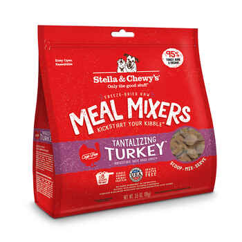 Stella & Chewy's Tantalizing Turkey Meal Mixers Freeze-Dried Raw Dog Food Topper 3.5 oz Bag product detail number 1.0