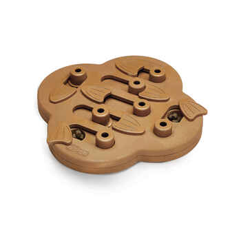 Nina Ottosson Dog Hide N' Slide Puzzle Game Large, Brown - 11.75" x 11.75" x 2" product detail number 1.0
