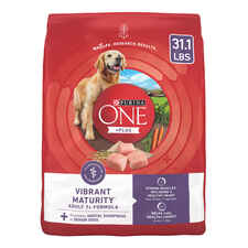 Purina ONE +Plus Vibrant Maturity, High Protein, Adult 7+ Chicken Dry Dog Food-product-tile