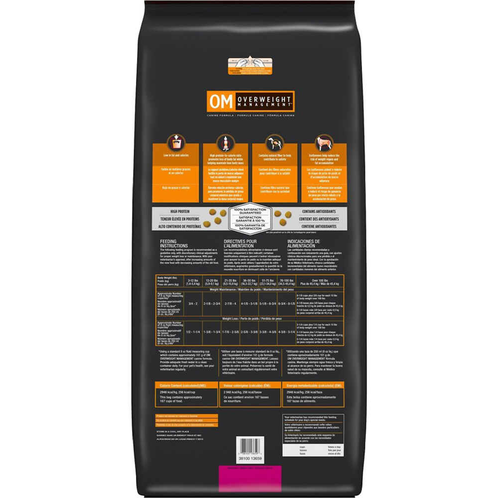 Purina Pro Plan Veterinary Diets OM Overweight Management Canine Formula Dry Dog Food