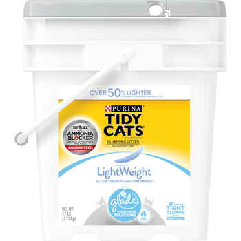 Tidy Cats LightWeight Low Dust  Clumping Multi Cat Litter Glade Clear Springs Scent 17-lb Pail product detail number 1.0