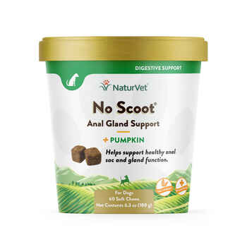 NaturVet No Scoot Plus Pumpkin Soft Chews for Dogs 60 ct product detail number 1.0