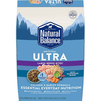 Natural Balance® Original Ultra™ All Life Stage Chicken & Barley Bites Large Breed Recipe Dry Dog Food 30 lb product detail number 1.0