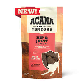 ACANA Chewy Tenders Beef Recipe Hip & Joint Support Soft Dog Treats 4 oz Bag