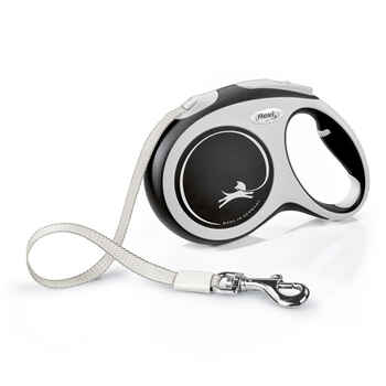 Flexi New Comfort Large Retractable Tape Dog Leash Grey 16 ft product detail number 1.0