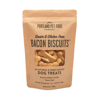 Portland Pet Food Company Grain & Gluten Free Bacon Dog Biscuits 5oz product detail number 1.0