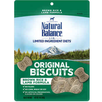 Natural Balance L.I.D. Limited Ingredient Diets Treats Brown Rice & Lamb Regular Breed 14 oz product detail number 1.0