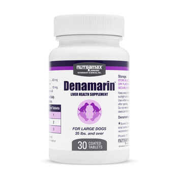 Nutramax Denamarin Liver Health Supplement - With S-Adenosylmethionine (SAMe) and Silybin Large Dogs, 30 Tablets product detail number 1.0